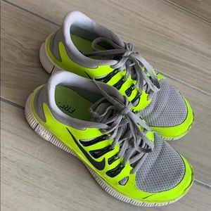 NIKE Women Sneakers Lime Yellow